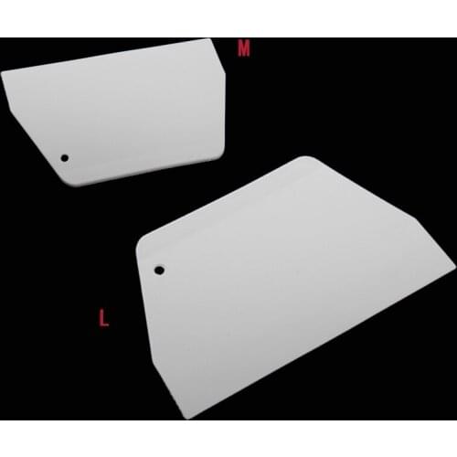 2pcs/set Christmas Kitchen Tools Rectangle Shape Plastic Cake Smoother Cake Scraper Dough DIY Tools