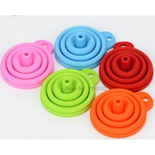 500pc Diamond Painting Accessories Tool Convenient Foldable Silicone funnel Bead Container Diamond Embroidery Environmental Tool