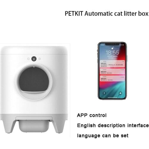 Automatic Self Cleaning Cat Litter Box Intelligent Fully Enclosed Litter Tray Shoveling Machine Clean Anti-splash Arenero Gato