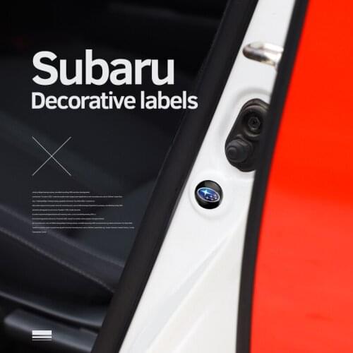 4Pcs PVC Car Shock-Absorbing Gasket Small Accessories For Subaru Crosstrek Legacy Impreza WRX WAC STI XV ASC BRZ SVX Ascent Lion