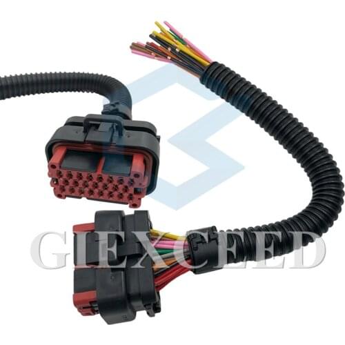 23 Pin Automotive Urea Pump Plug Connector Waterproof Socket With Cables For Cars Trucks