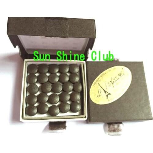 Free shipping 10pcs/lot Original Le Professional 11mm Snooker Cue Tips Water Buffalo French Style Cue Tips Shaped Pressed