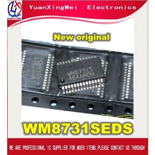 Free Shipping 5pcs/lot WM8731SEDS WM8731S WM8731 SSOP28