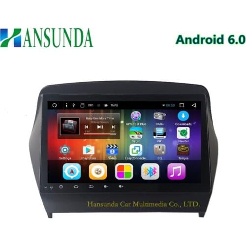 Pure android 6.0 Quad Core Car DVD for Hyundai iX35 Tucson with 3G 4G WIFI radio DAB+ Capacitive screen Stereo NAVI GPS free map