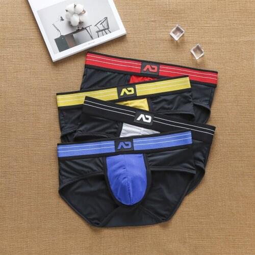 Dropshipping Men Underwear Male Underpants Bikini Pants Low Rise Men Underwear Comfortable Breathable Briefs Underpants