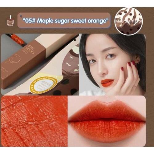 Matte Lipstick Lasting No Fade Natural Sexy Matte Waterproof With Square Tube Lip Gloss Professional Women Lips Makeup Cosmetics