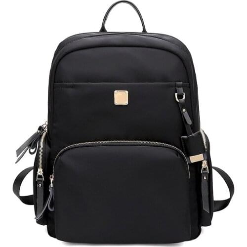 Fashion Business Backpack Oxford Womens Bagpack 13.3/14 Inch Laptop Bags Student School Bag All-match Travel Backpacks Mochila