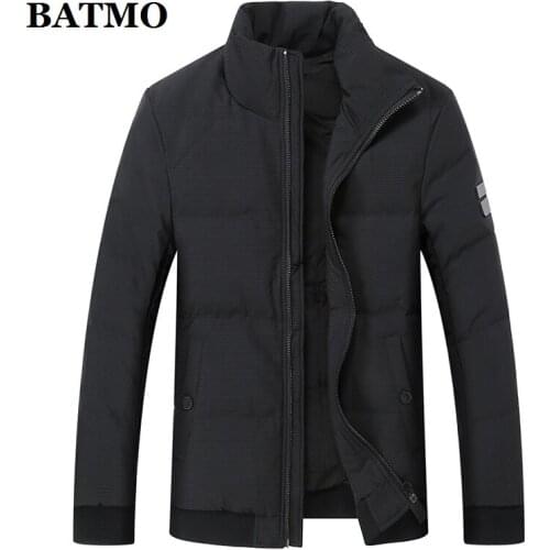 BATMO 2019 new arrival winter high quality 80% grey duck down jackets men,mens winter warm jackets ,plus-size M-3XL 8506