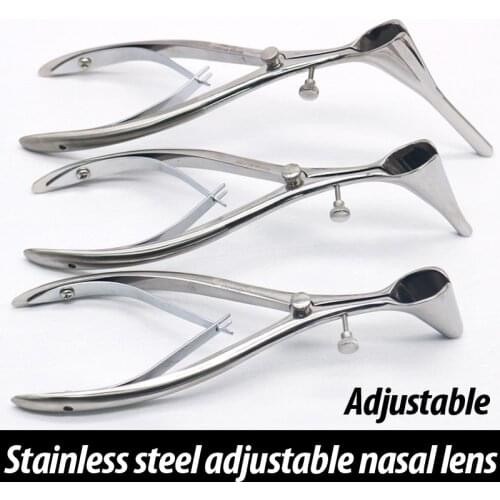 Stainless steel nasal lens nasal dilation forceps nasal speculum nasal plastic instrument nasal examination nasal lens