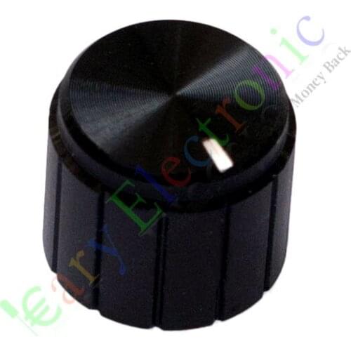 Wholesale and retail 100pc 13mm Pedal Top skirted Black knob Guitar tube Amp JAZZ BASS audio DIY parts free shipping