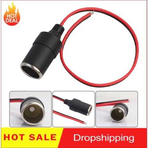 VODOOL 30cm 12V 10A Max 120W Car Cigarette Lighter Charger Cable Female Socket Plug High Quality Car Cigarette Cable Accessories