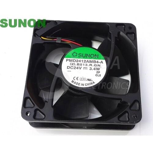 Original For Sunon PMD2412AMB4-A DC 24V 3.4W 12038 120mm 12cm industrial fan