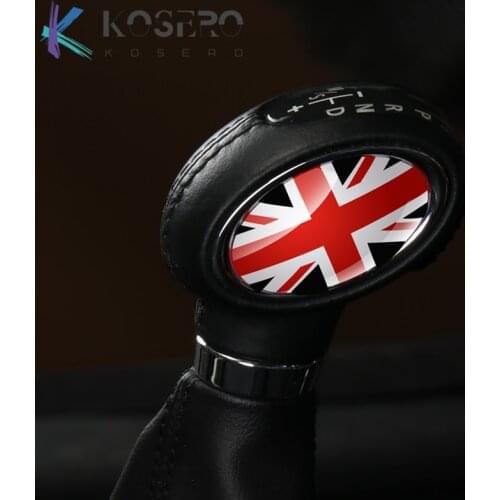 2 Pcs Car interior Gear lever fashion Decoration stickers For BMW MINI ONE Cooper S F54 F55 F56 F57 F60 COUNTRYMAN car styling