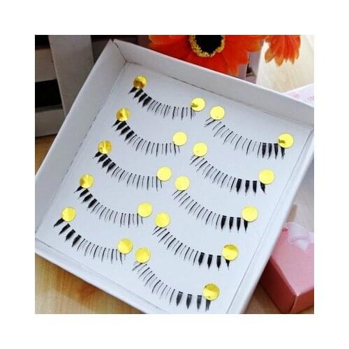 5 Pairs Lady Girl Handmade Natural Lower Under Bottom False Eyelashes Fake Eye Lashes Makeup Tools short eyelash extension Y-22