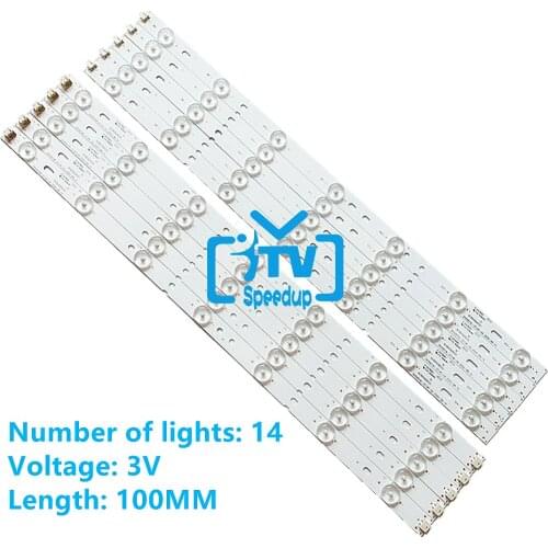 70pcs/7set LED Backlight Strip For SCEPTRE X505BV 50CE1120 DH50D14L DH50D14R-ZC14F-04 303DH500033 303DH500034 CN50HA708