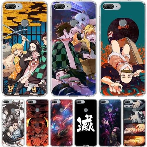 Anime Demon Slayer Kimetsu No Yaiba Phone Case for Huawei Honor 10 9 Lite Y9 Y5 Y6 Y7 2019 8X 8A 8S 7A 7X 10i 20i Pro V30 Art Co