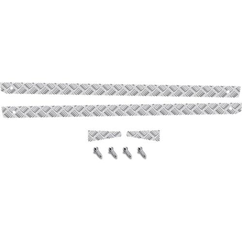 For MN D90 D99S MN99S 1/12 RC Car Upgrade Parts Rear & Side Metal Skid Plate Antiskid Board Scratch Prevention