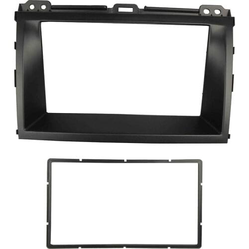 Double Din Radio Stereo Installation Panel for Toyota Land Cruiser Prado 120 Lexus Gx470 Dash Trim Kit Fascia