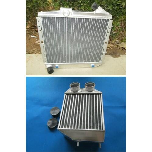 Factorcy Price Aluminum Radiator &Intercooler FOR RENAULT SUPER 5/R5 9/11 1.4L GT TURBO MT 1985-1991 new performance