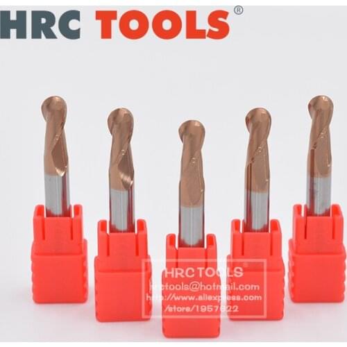 I36-R10x40Hx20Dx150L Ball Nose Endmill Tungsten Steel Alloy 2Fluts Spiral Mill Cutter For Metal