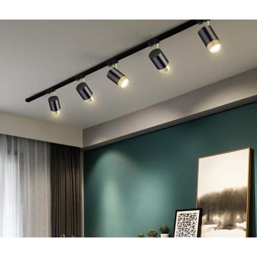 Minimalist track light spot light LED sky light Nordic light down light creative living room without main light small spot light