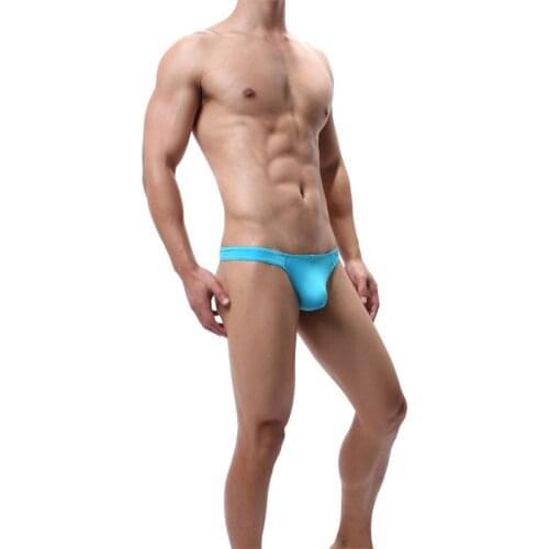 Mens Sexy Underwear Mini Thongs G-Strings Jockstrap Men Bikini T-Back Briefs Tanga Hombre 3Pcs/lot