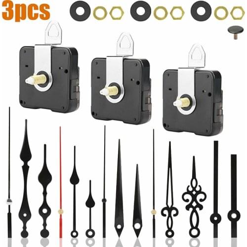 3 Set Replacement Watch Set Combination Hands Pointer DIY Wall Clock Movement Mechanism Repair Movement Tools Kits Accessories