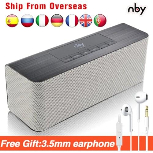 Nby 5540 Portable Bluetooth Speaker FM Radio Wireless Sub woofer Loudspeaker 3D Stereo Boombox Dual Speakers Computer Bass TWS