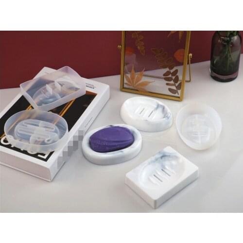 2020 New Transparent Silicone Mould Resin Decorative Craft DIY Various soap boxes Mold epoxy resin molds for jewelry