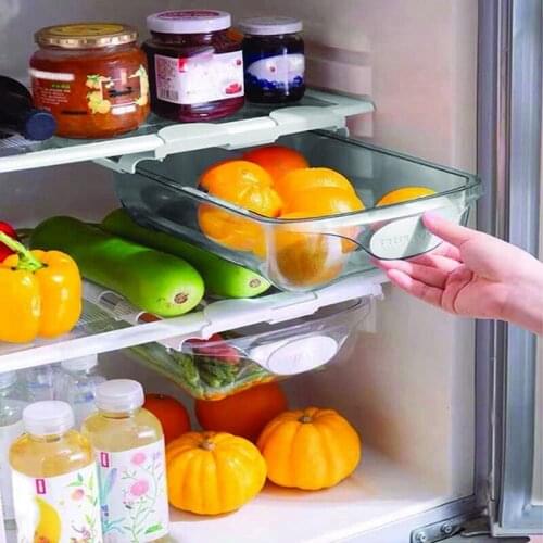 Refrigerator Organizer Drawers Premium State of the Art Unique Design Clear Sliding Refrigerator Pull Out Drawer