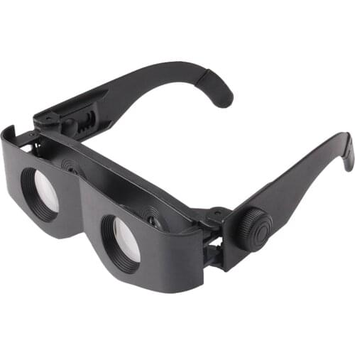 Portable Glasses Magnifier Telescope Binoculars for Fishing Hiking Adjustable