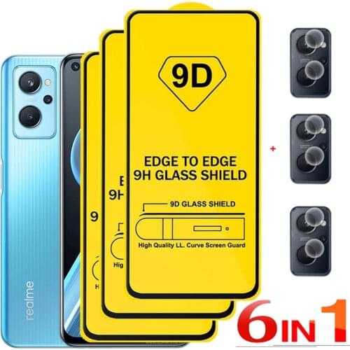1~8pcs,Protective Film For Realmi 7 5g Glass Realme7 7pro Screen Protector Safety Protection Films Realme 7 5g 7 Pro Camera lens