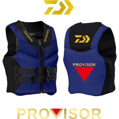 2021 Swimming Life Jacket Outdoor DAIWA Fishing Life Vest Multifunctional Sea Life Jacket Dawa Buoyancy 80N 110KG Flotation Vest