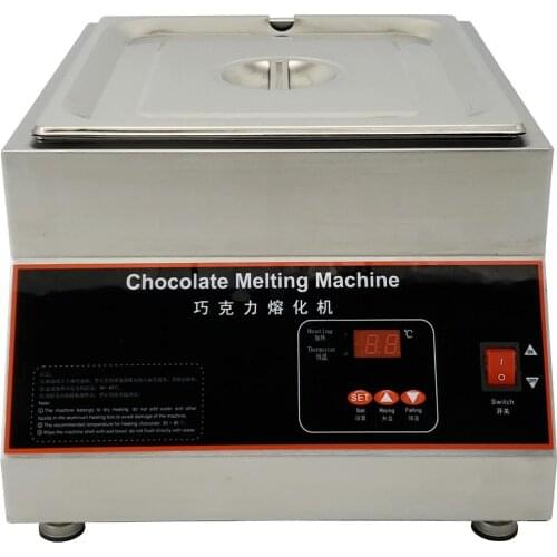 Chocolate Warmer Digital Display Air Heating Chocolate Melting Machine One Grid Melter Furnace Melt Cheese Warm Milk Hot Sale