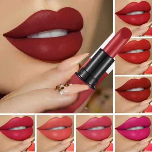 Misyoung lipstick waterproof miss rose Matte Lipstick Moisturizes Velvet Lip Gloss Without Discoloration D301226