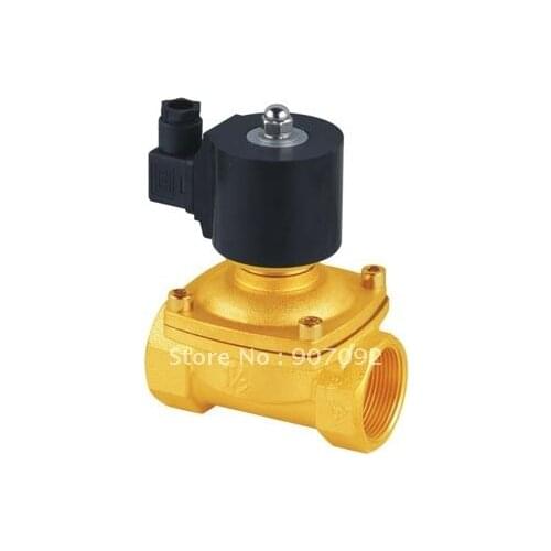 2'' Water Brass Valve 2W500-50 Valves With Waterproof Solenoid Coils Both DIIN Connector 2W500-50-G
