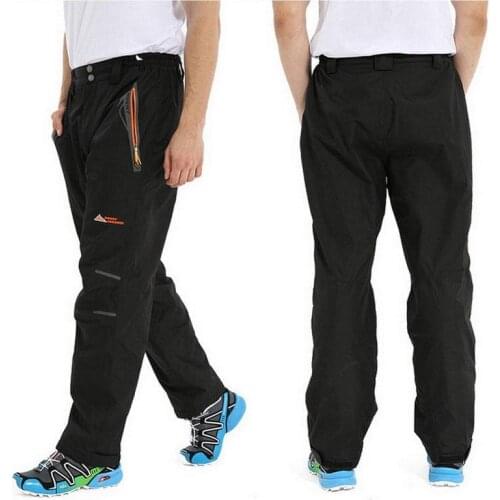 Winer Waterproof Windproof Trousers For Men Ski Fishing Hiking Softshell Pants Outdoor Sport Camping Male Sportswear