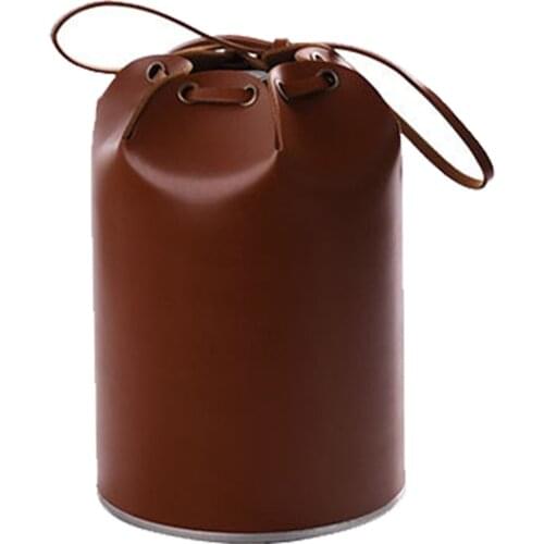 Gas Canister Protective Cover Durable Canister Cover Bag Fuel Cylinder Storage Bag Camping Gas Tank Leather Bag Case
