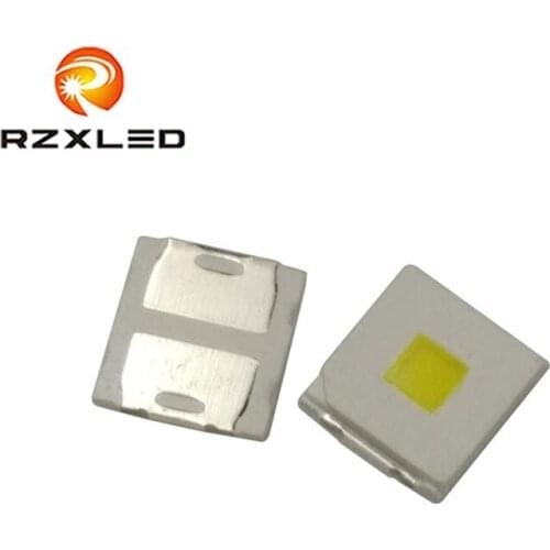 100PCS/Lot LED 1W 3V SMD Flat 3030Package Cold white13000K For LCD TV Backlight