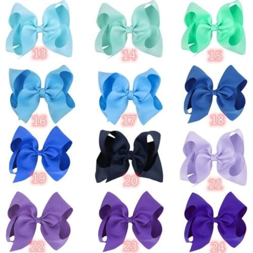 500pcsc 5-inch 40-color childrens bowknot bubble flower hairpin polyester with warped knotted three-dimensional hairpin