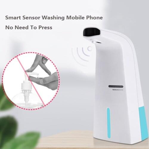 300ml Automatic Soap Dispenser Touchless Soap Pump Dispenser Induction Foam Liquid Soap Dispenser Portable Home Soap Dispenser
