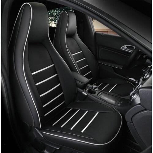 2 pc front Leather car seat cover for Mercedes-Benz gla200 gla260 cla200 cla 220 cla260 A 180 A200 auto accessories car styling