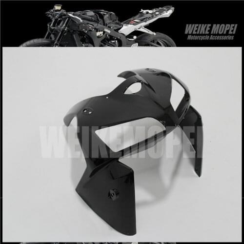 Black Front Upper Fairing Headlight Cowl Nose panel Fit For HONDA CBR600RR F5 05 06 CBR 600RR 2005 2006