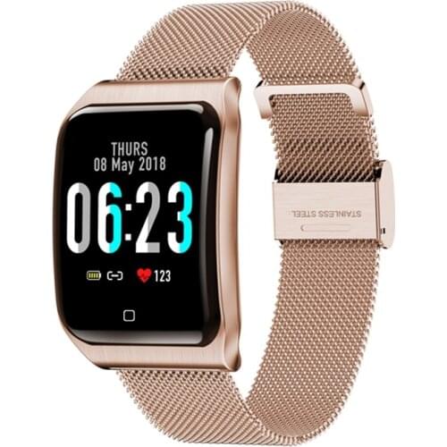 Color screen smart bracelet 1.3 metal belt heart rate blood pressure waterproof IP68 step bracelet smart watch band