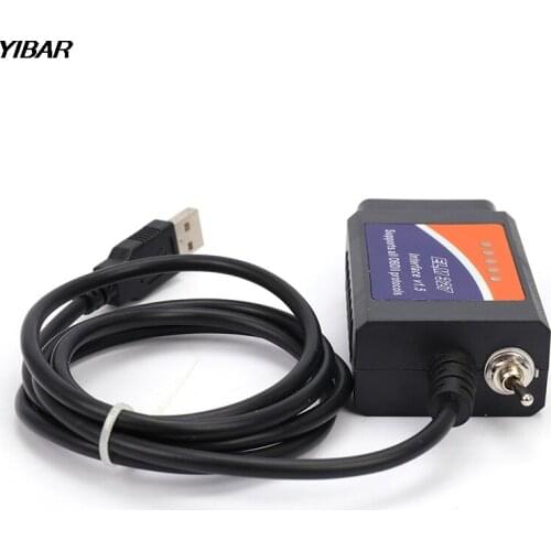 ELM327 USB V1.5 modified for Forscan ELMconfig CH340+25K80 chip HS-CAN