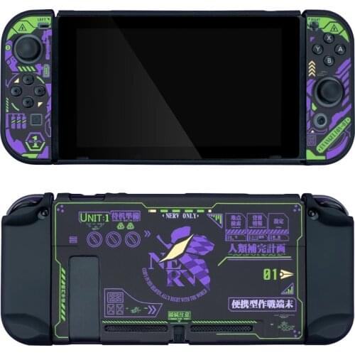 LIENG Purple EVA Case For Nintend Switch Or Protective Tempered Glass For NS Premium HD Tempered Glass Film