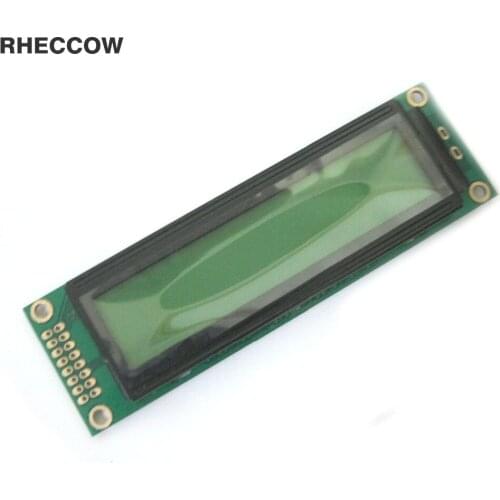 RHECCOW 5v 16032 160*32 Graphic Matrix LCD Module yellow green Backlight Black character 116*37
