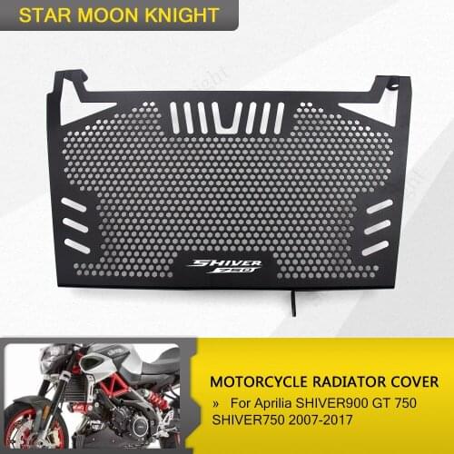 Motorcycle Radiator Guard Grille Oil Cooler Cover for Aprilia SHIVER900 GT 750 SHIVER750 2007-2017 2016 2015 Aluminum alloy