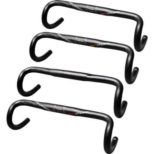 Newest ASIACOM AC90 SLX3 Road bike matte UD full carbon fibre handlebar carbon bicycle bent bar square 31.8*400-440mm Free Ship
