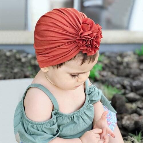 Newborn Baby Hat Spring Autumn Soft Baby Turban Bohemian Style Beanie Hats Infant Toddler Girl Bonnet Kids Hair Accessories